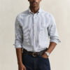 Camisas de seersucker às riscas com corte regular