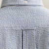 Camisas de seersucker às riscas com corte regular