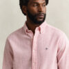 Camisas de seersucker às riscas com corte regular