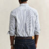 Camisas de seersucker às riscas com corte regular