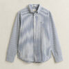 Camisas de seersucker às riscas com corte regular