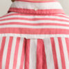 Camisas de voile de algodão às riscas
