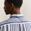 Camisas de voile de algodão às riscas