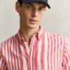 Camisas de voile de algodão às riscas