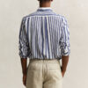 Camisas de voile de algodão às riscas