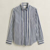 Camisas de voile de algodão às riscas
