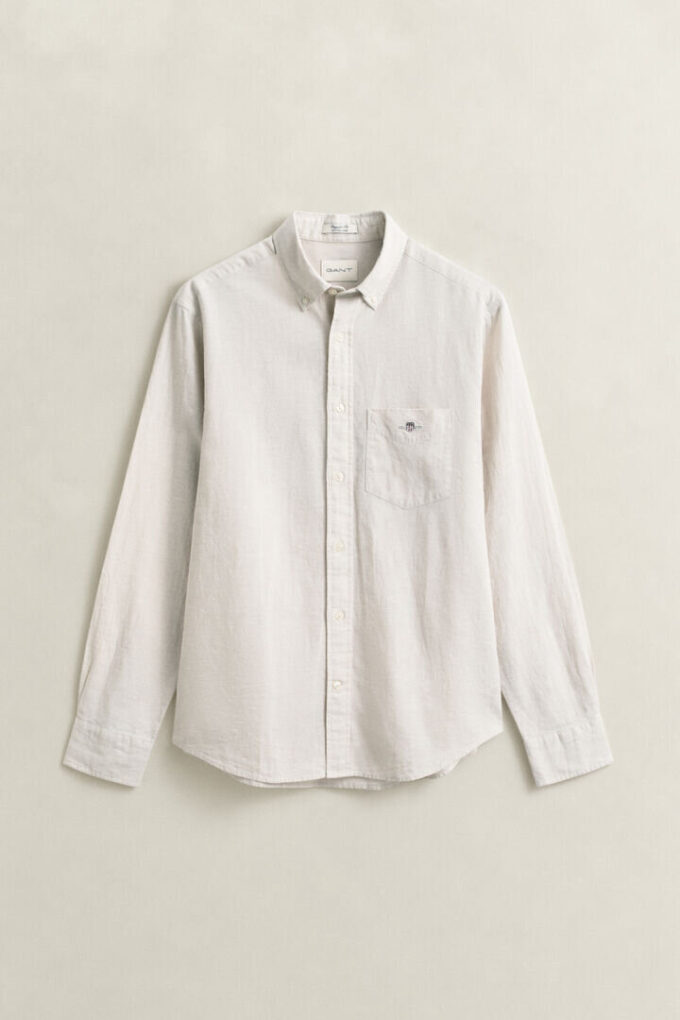 Camisas em mistura de linho
