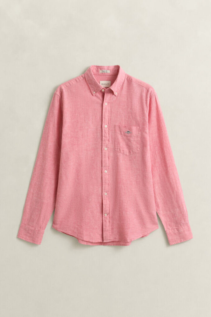 Camisas em mistura de linho