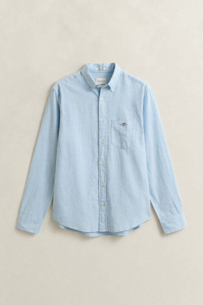 Camisas em mistura de linho