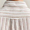 Camisas em mistura de linho às riscas