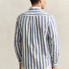 Camisas em mistura de linho às riscas