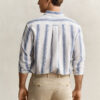Camisas em mistura de linho às riscas