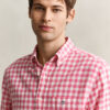 Camisas em mistura de linho xadrez