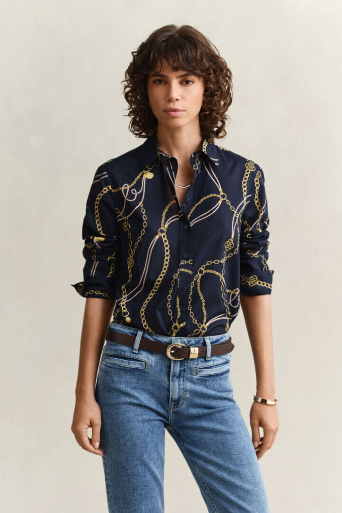 Camisas em voile de algodão