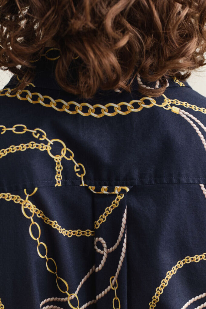 Camisas em voile de algodão