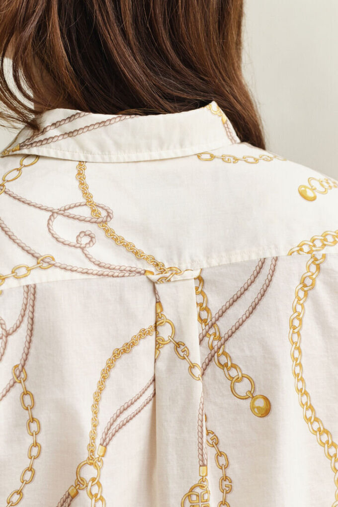 Camisas em voile de algodão