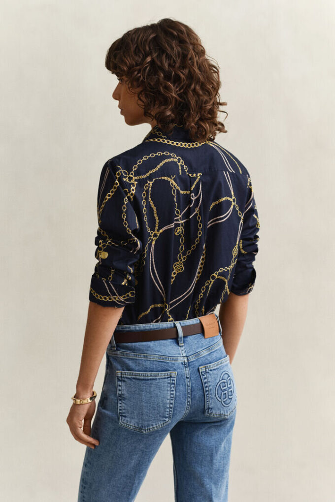 Camisas em voile de algodão