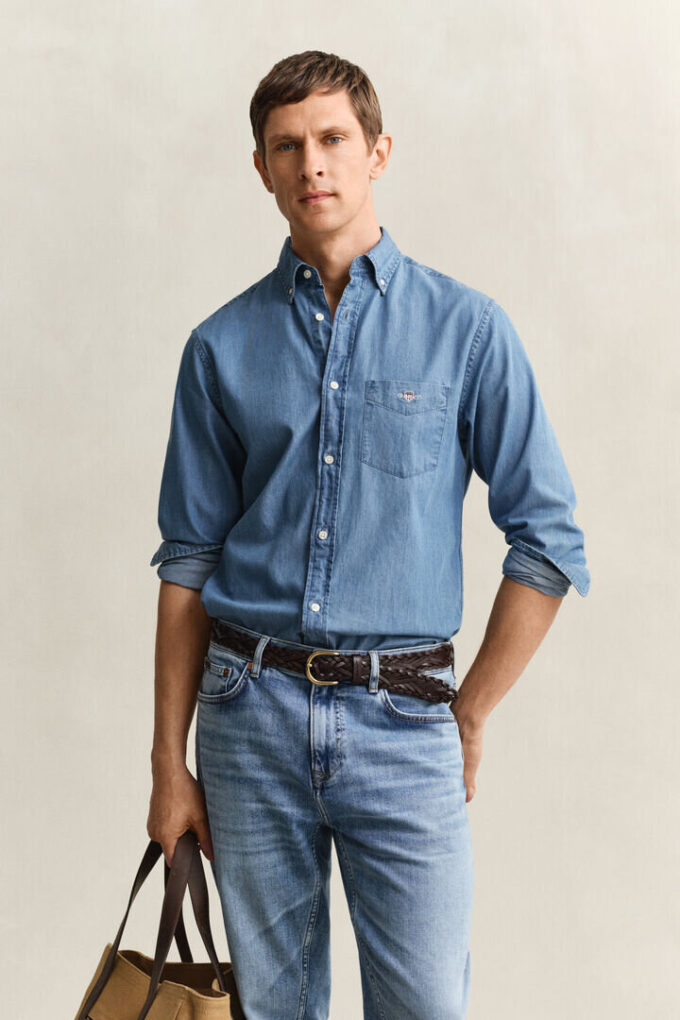 Camisas Indigo de Corte Regular