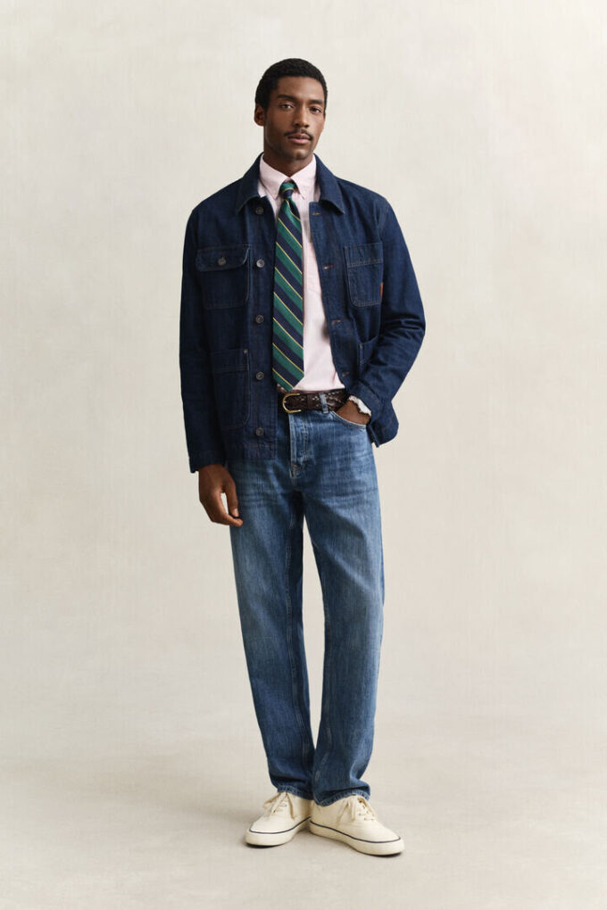 Camisas Oxford Clássicas com Risca de Bancário
