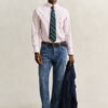 Camisas Oxford Clássicas com Risca de Bancário