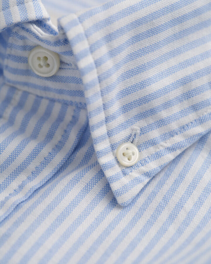 Camisas Oxford Clássicas com Risca de Bancário