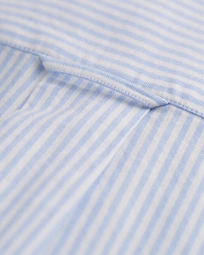 Camisas Oxford Clássicas com Risca de Bancário