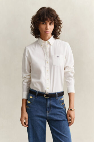 Camisas Oxford Clássicas de Corte Regular