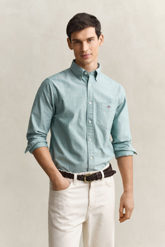 Camisas Oxford Clássicas de Corte Regular