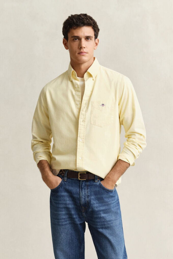 Camisas Oxford Clássicas de Corte Regular