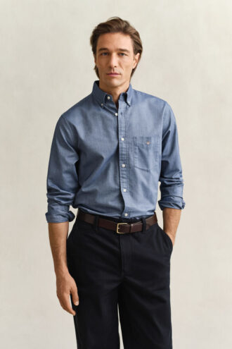 Camisas Oxford Clássicas de Corte Regular