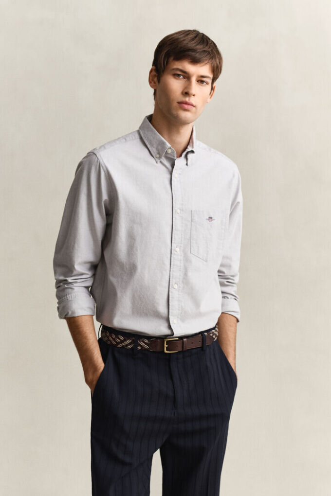 Camisas Oxford Clássicas de Corte Regular