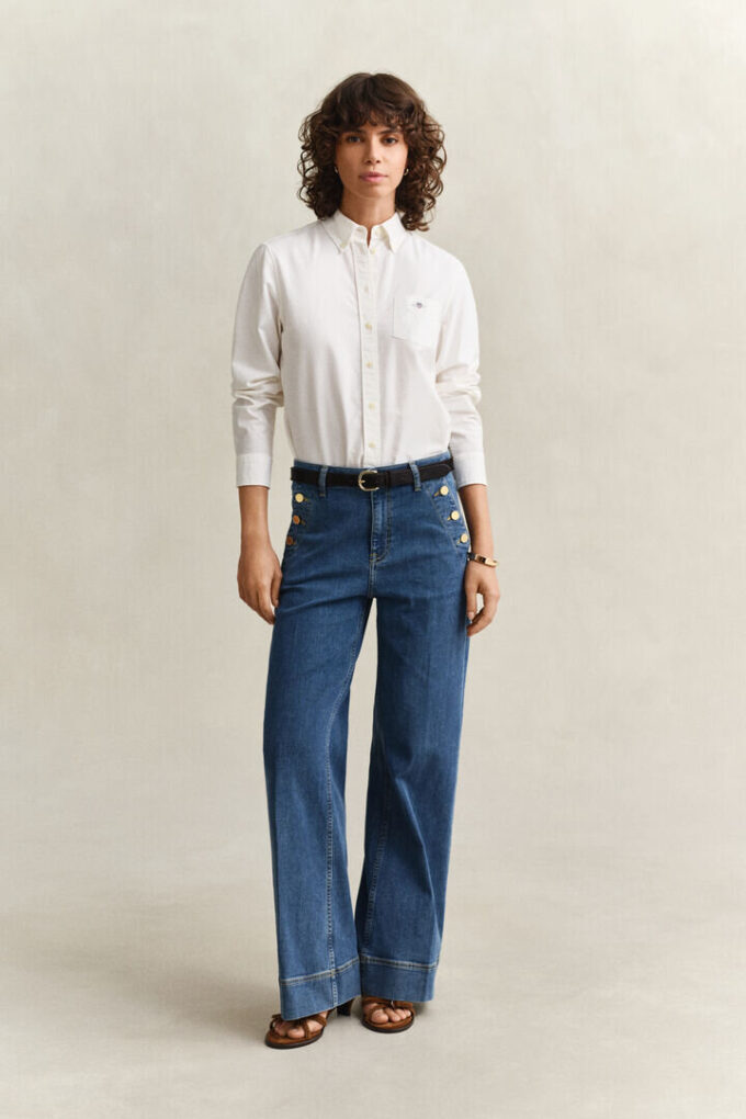 Camisas Oxford Clássicas de Corte Regular