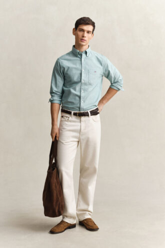Camisas Oxford Clássicas de Corte Regular