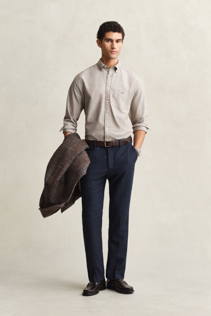 Camisas Oxford Clássicas de Corte Regular