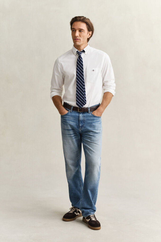 Camisas Oxford Clássicas de Corte Regular