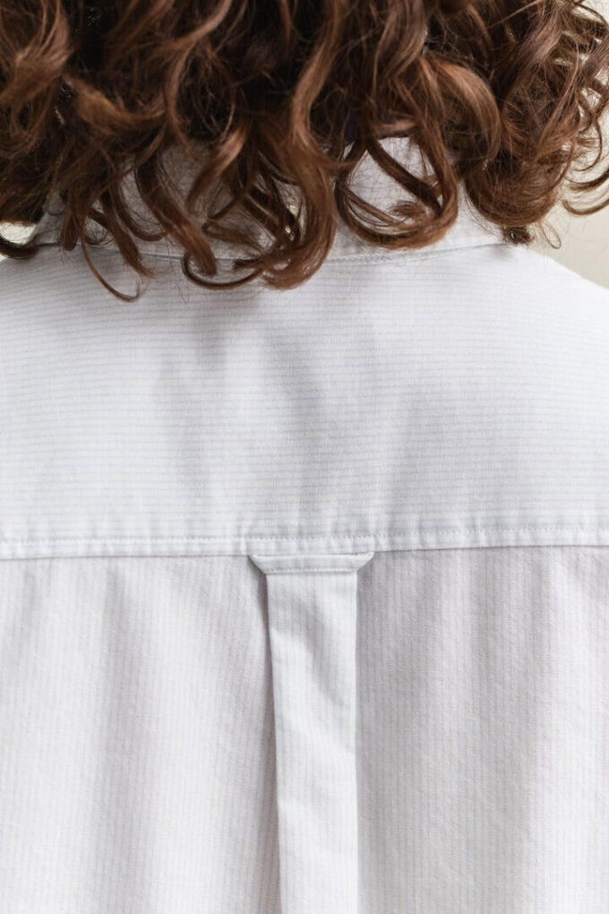 Camisas Oxford clássicas às riscas de corte regular