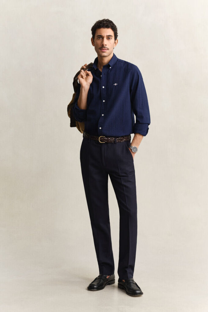 Camisas Seersucker de corte regular