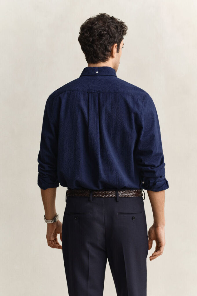 Camisas Seersucker de corte regular
