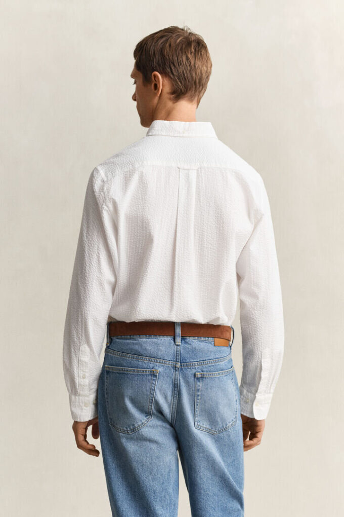 Camisas Seersucker de corte regular