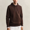Camisola com capuz em tecido interlock