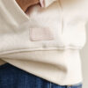Camisola com capuz em tecido interlock