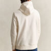 Camisola com capuz em tecido interlock