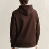 Camisola com capuz em tecido interlock