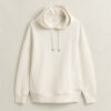 Camisola com capuz em tecido interlock