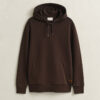 Camisola com capuz em tecido interlock