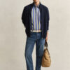 Camisola com fecho e Sacker Rib