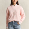 Camisola com gola redonda e estampado
