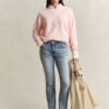 Camisola com gola redonda e estampado