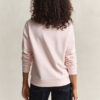 Camisola com gola redonda e grafismo tonal