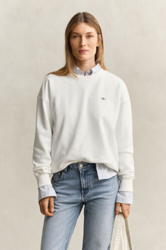 Camisola com gola redonda Shield